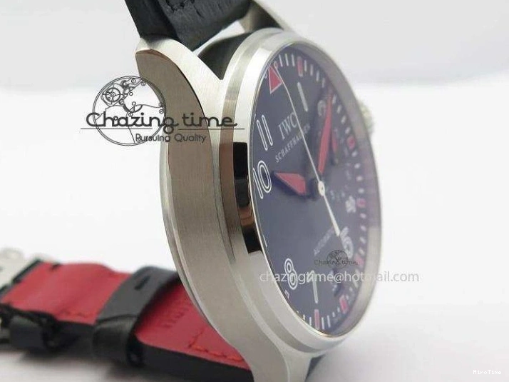 MIROTIME 1226 Big Pilot Real PR IW500433 “Muhammad Ali” ZF Best Edition On Black Leather Strap A UrbanChic 7294